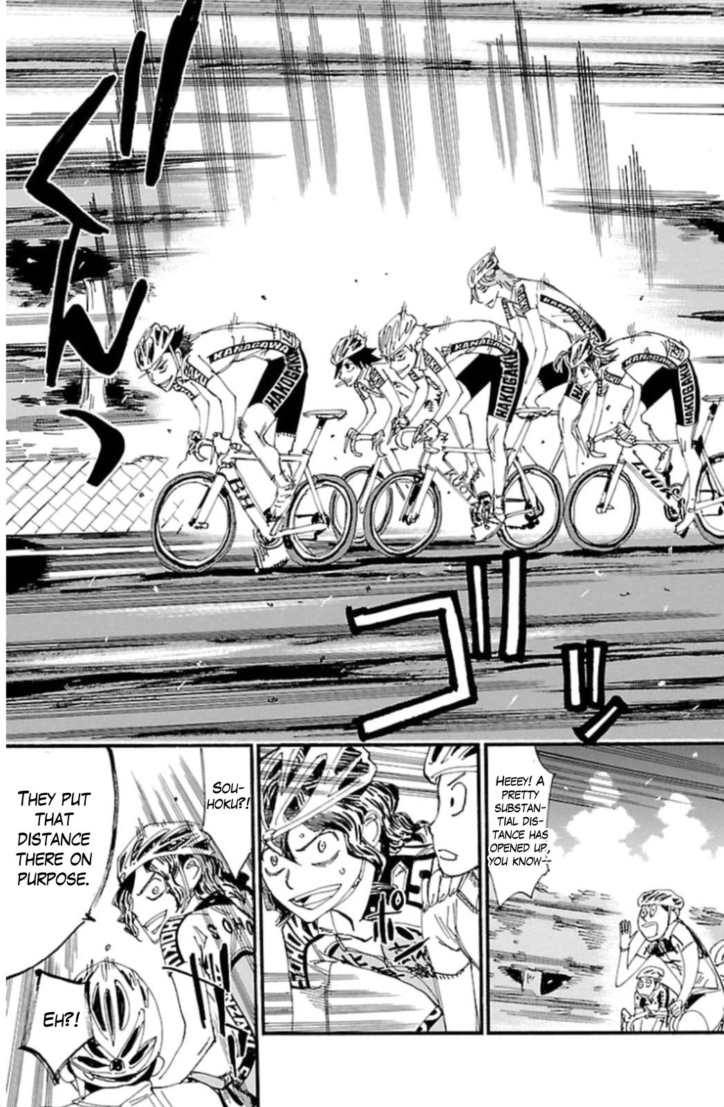 Yowamushi Pedal Chapter 313 page 11 - Chapter 313: Hakone gakuen makes their move!