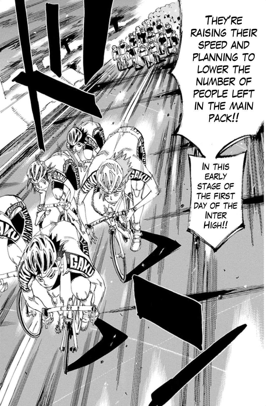 Yowamushi Pedal Chapter 313 page 12 - Chapter 313: Hakone gakuen makes their move!