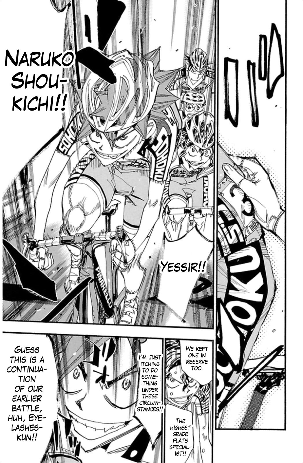 Yowamushi Pedal Chapter 313 page 17 - Chapter 313: Hakone gakuen makes their move!
