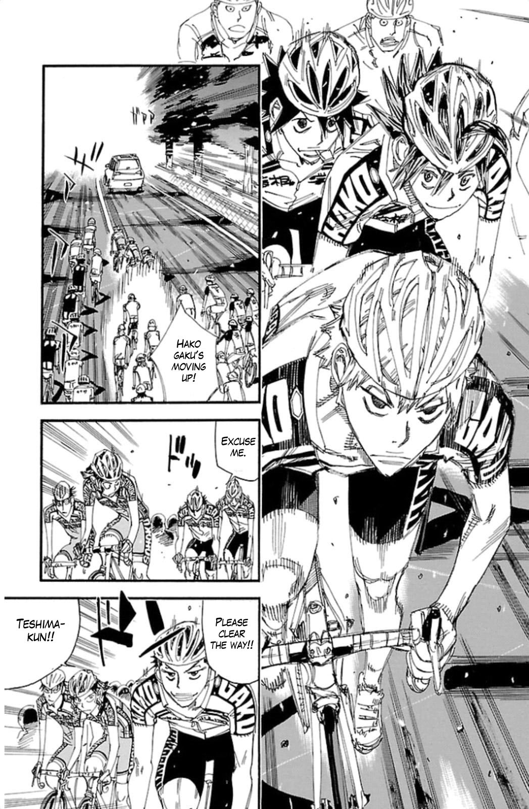 Yowamushi Pedal Chapter 313 page 7 - Chapter 313: Hakone gakuen makes their move!