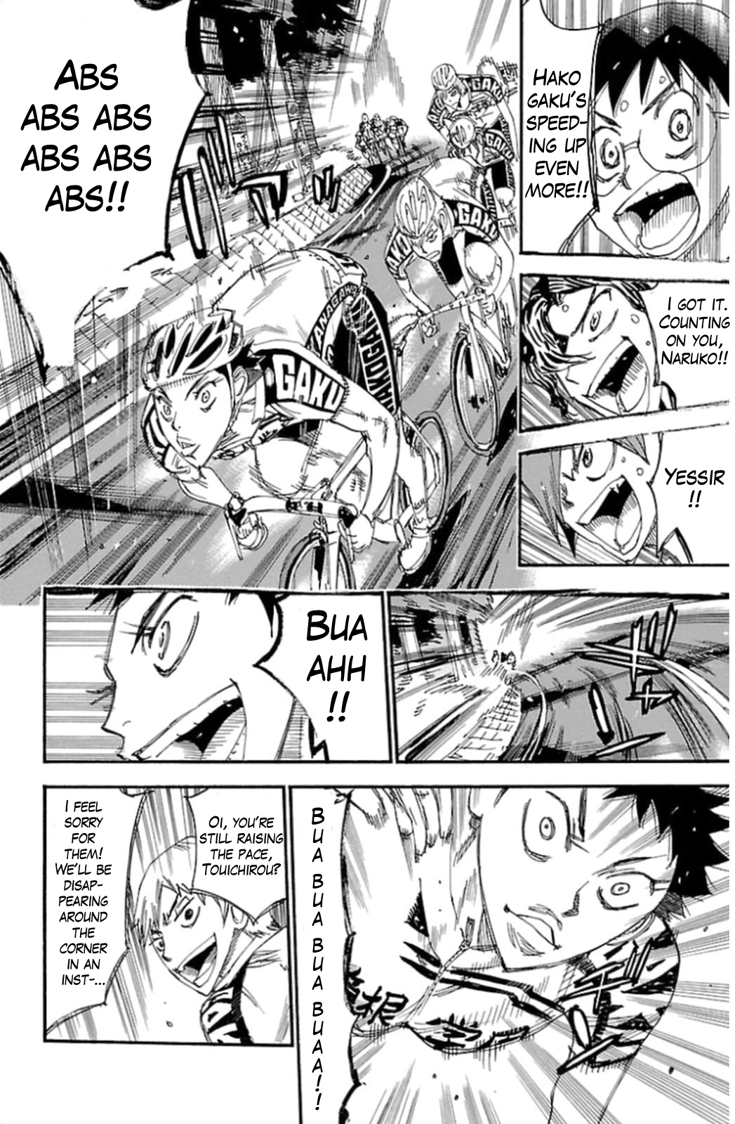 Yowamushi Pedal Chapter 314 page 15 - Chapter 314: Souhoku and Hakogaku