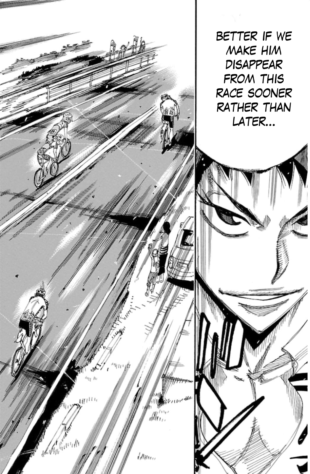 Yowamushi Pedal Chapter 315 page 10 - Chapter 315: Sakamichi, trapped
