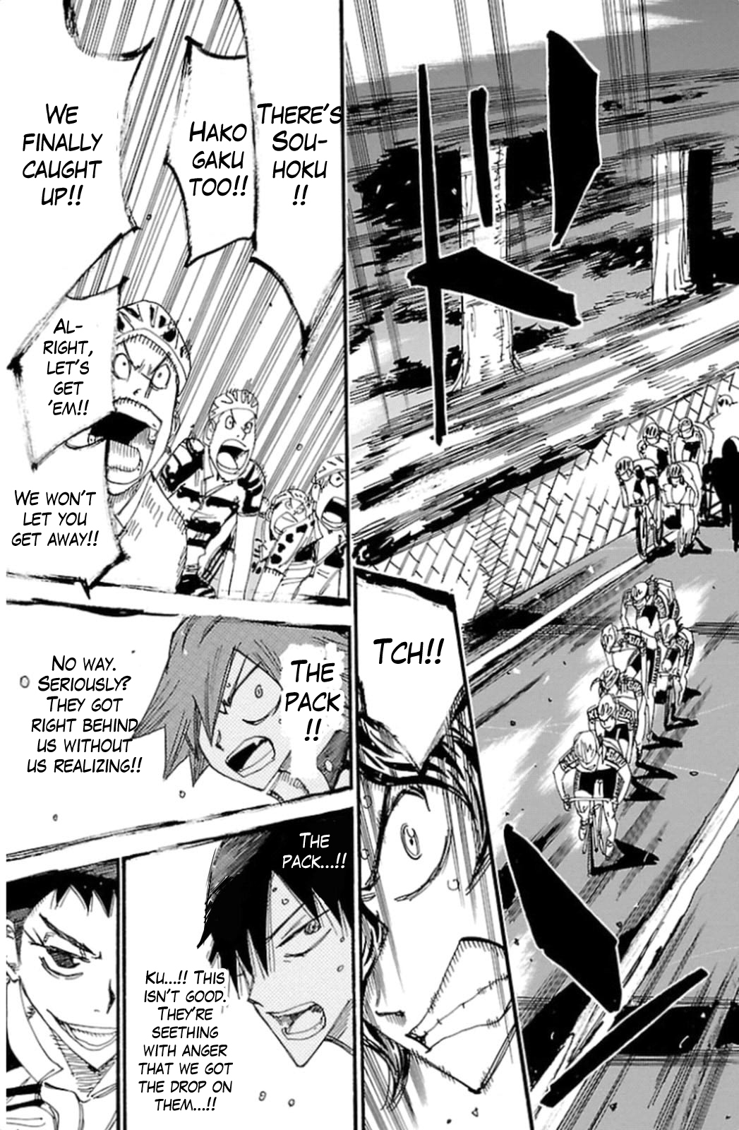 Yowamushi Pedal Chapter 315 page 17 - Chapter 315: Sakamichi, trapped