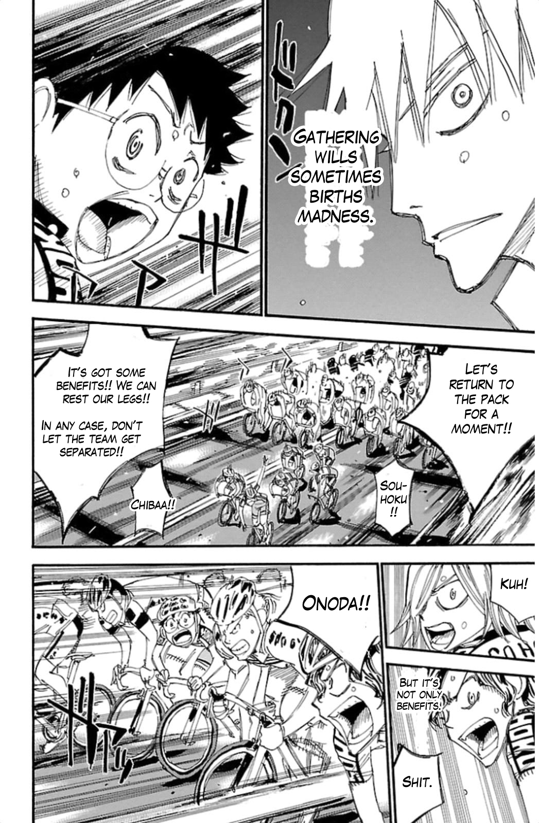 Yowamushi Pedal Chapter 315 page 18 - Chapter 315: Sakamichi, trapped