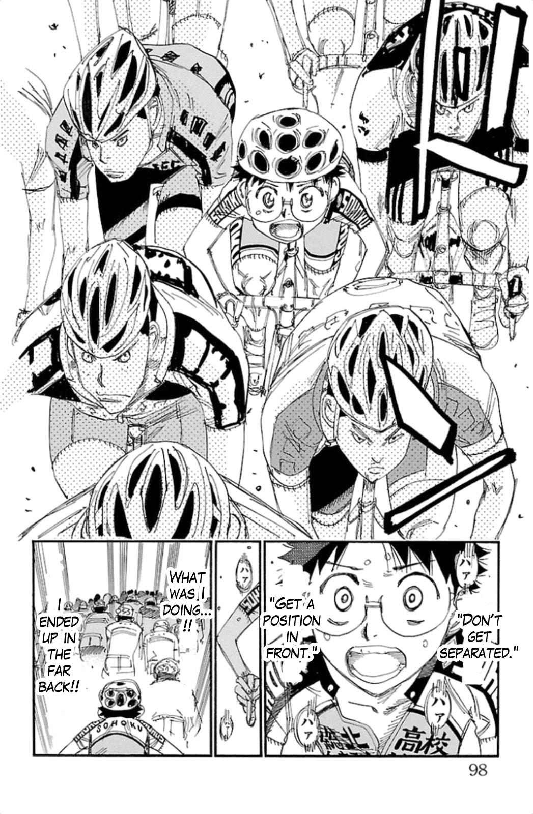 Yowamushi Pedal Chapter 315 page 22 - Chapter 315: Sakamichi, trapped