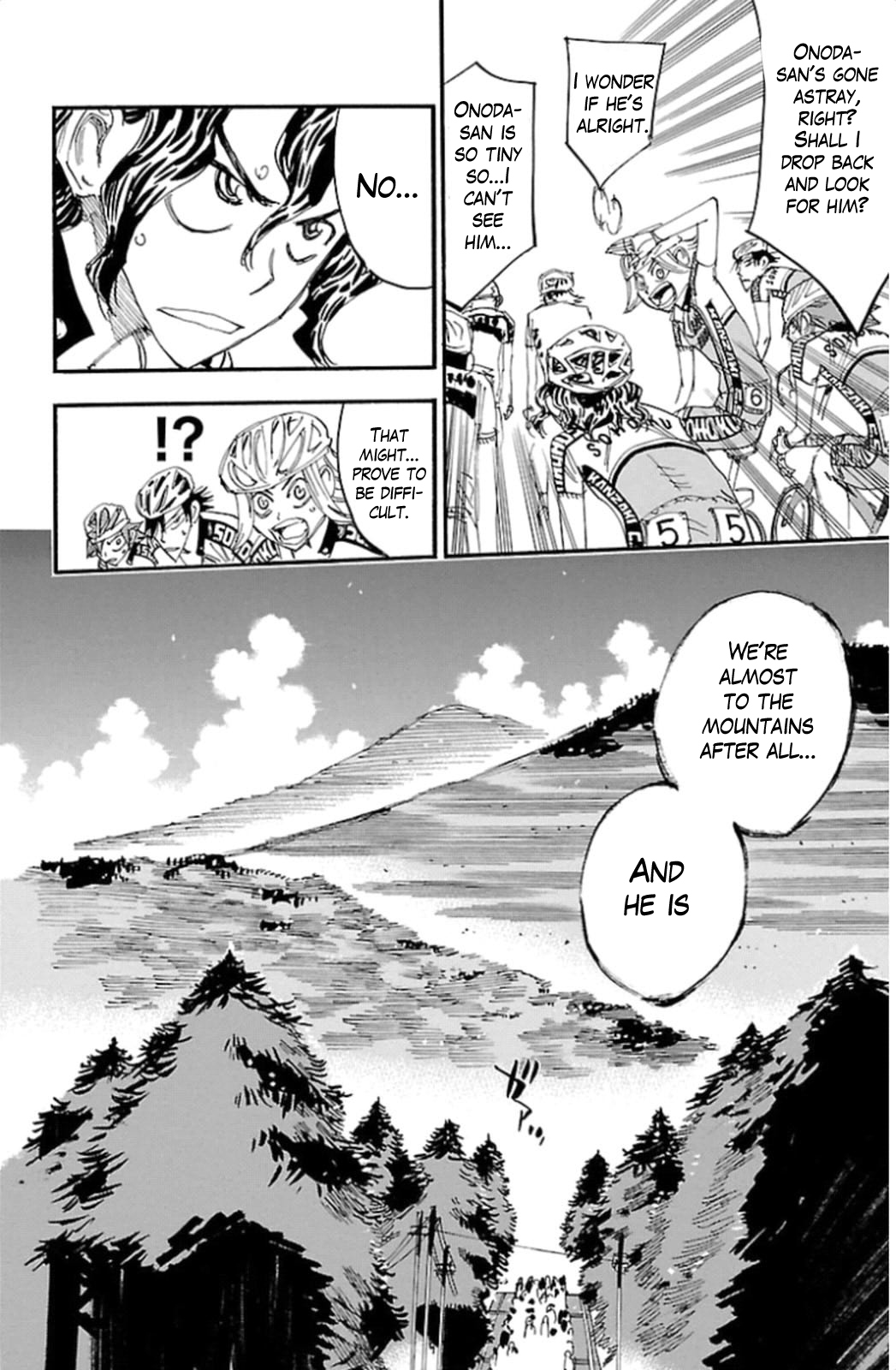 Yowamushi Pedal Chapter 315 page 24 - Chapter 315: Sakamichi, trapped
