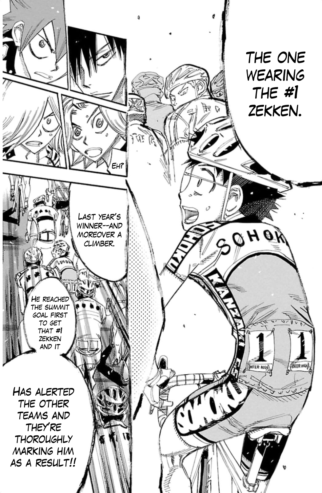 Yowamushi Pedal Chapter 315 page 25 - Chapter 315: Sakamichi, trapped