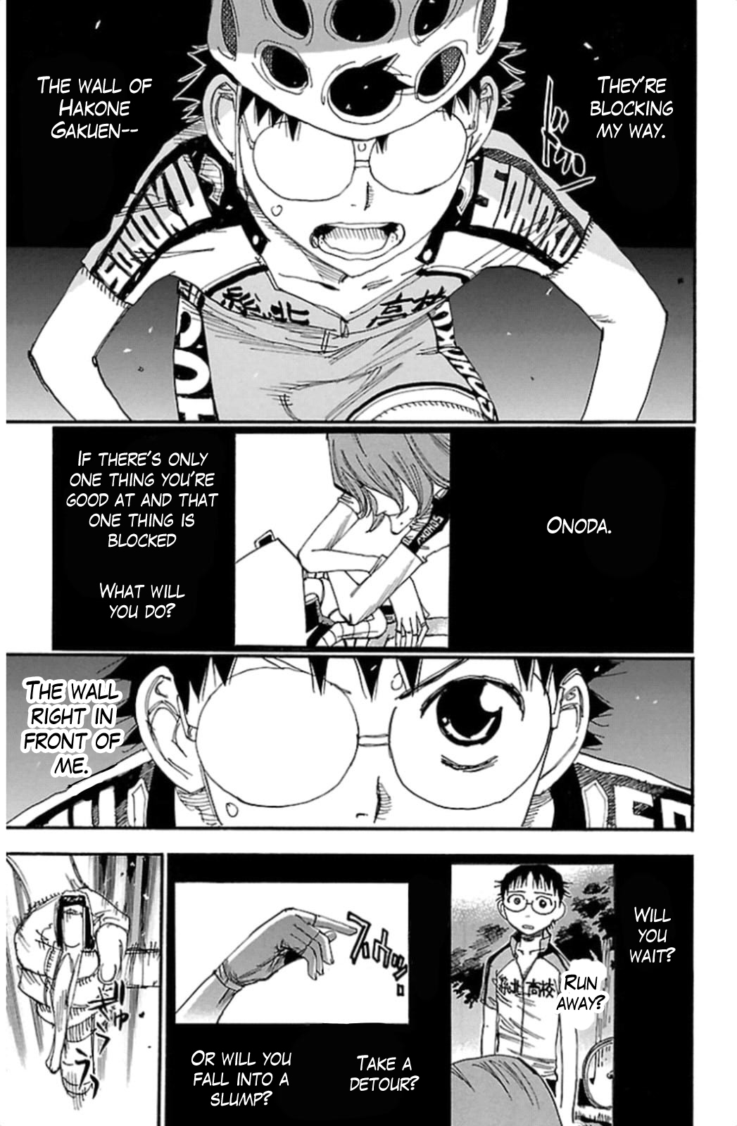 Yowamushi Pedal Chapter 315 page 3 - Chapter 315: Sakamichi, trapped