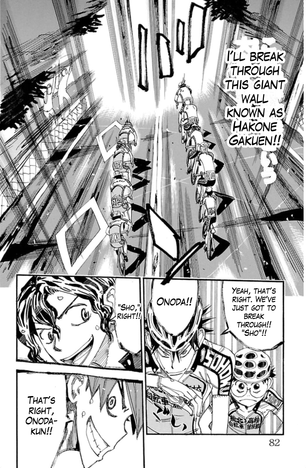 Yowamushi Pedal Chapter 315 page 6 - Chapter 315: Sakamichi, trapped