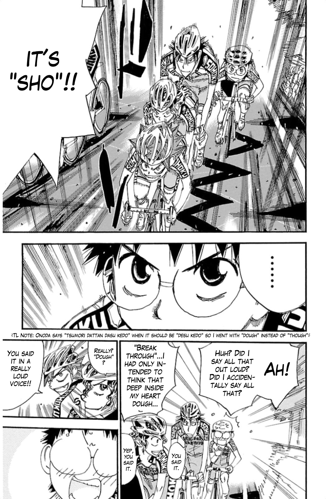 Yowamushi Pedal Chapter 315 page 7 - Chapter 315: Sakamichi, trapped