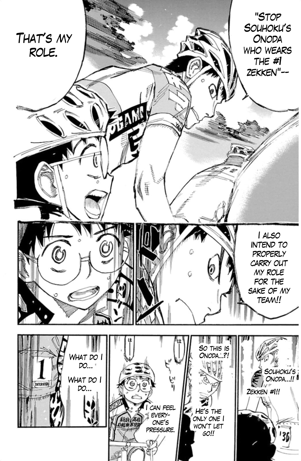 Yowamushi Pedal Chapter 316 page 10 - Chapter 316: The pressure of the #1 zekken