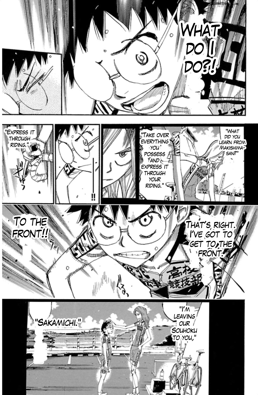 Yowamushi Pedal Chapter 316 page 11 - Chapter 316: The pressure of the #1 zekken
