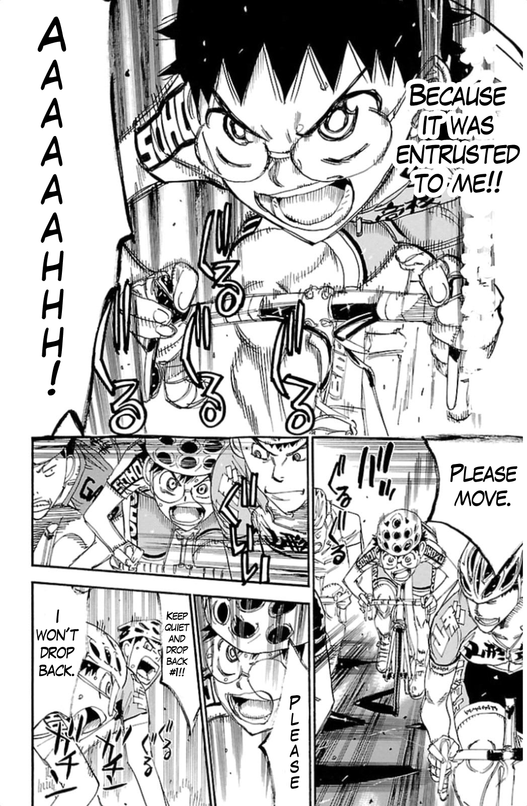 Yowamushi Pedal Chapter 316 page 12 - Chapter 316: The pressure of the #1 zekken