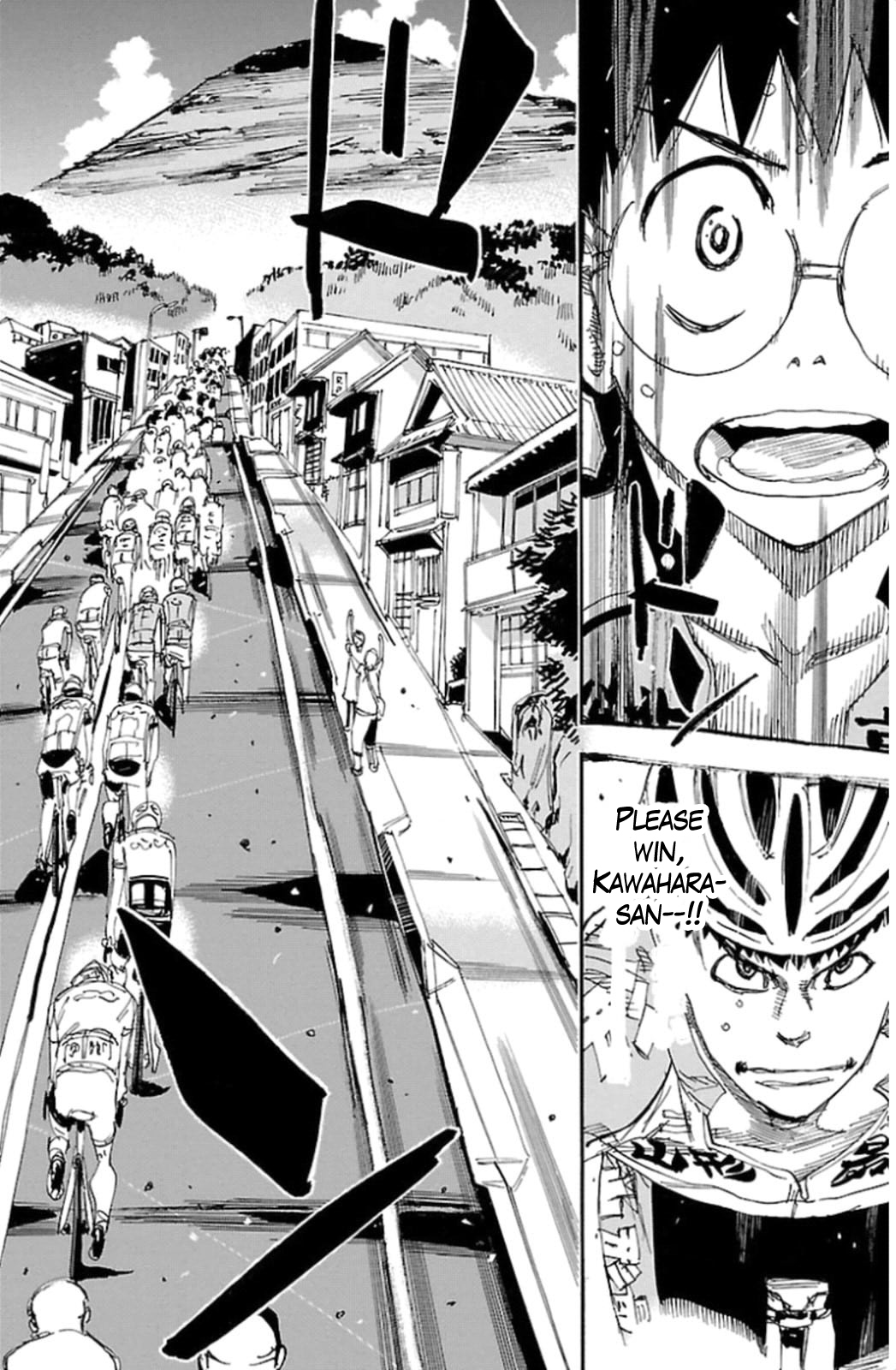 Yowamushi Pedal Chapter 316 page 14 - Chapter 316: The pressure of the #1 zekken