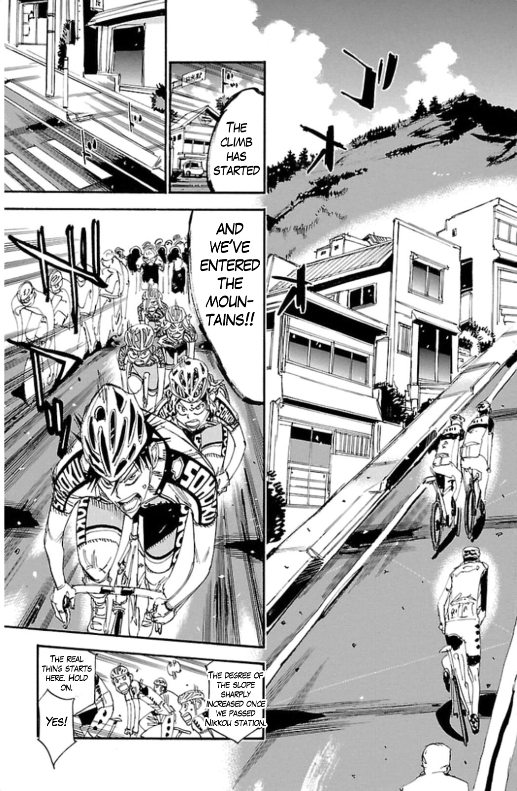 Yowamushi Pedal Chapter 316 page 15 - Chapter 316: The pressure of the #1 zekken