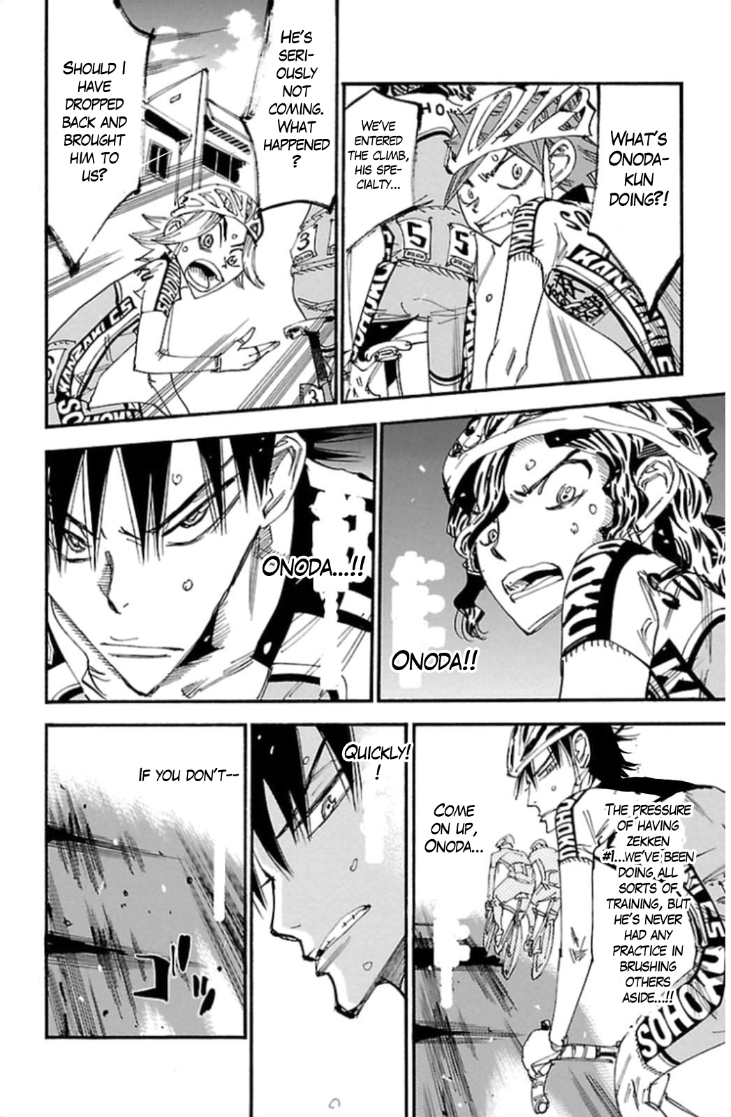 Yowamushi Pedal Chapter 316 page 16 - Chapter 316: The pressure of the #1 zekken