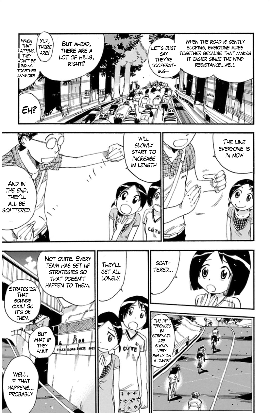 Yowamushi Pedal Chapter 316 page 5 - Chapter 316: The pressure of the #1 zekken