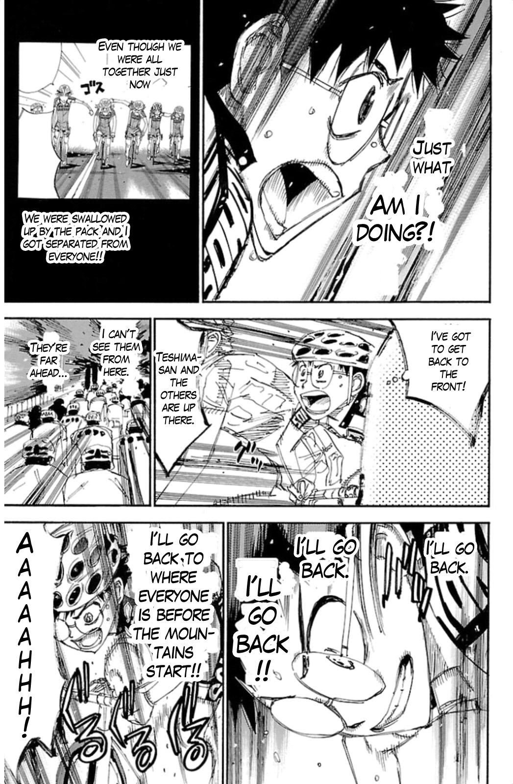 Yowamushi Pedal Chapter 316 page 7 - Chapter 316: The pressure of the #1 zekken