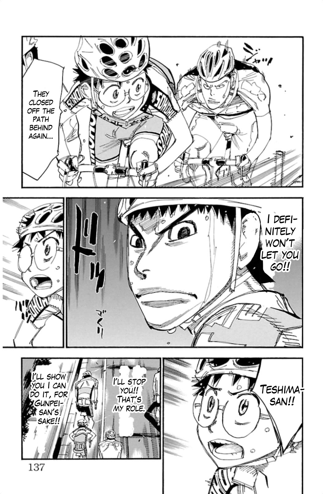 Yowamushi Pedal Chapter 317 page 15 - Chapter 317: Inescapable net