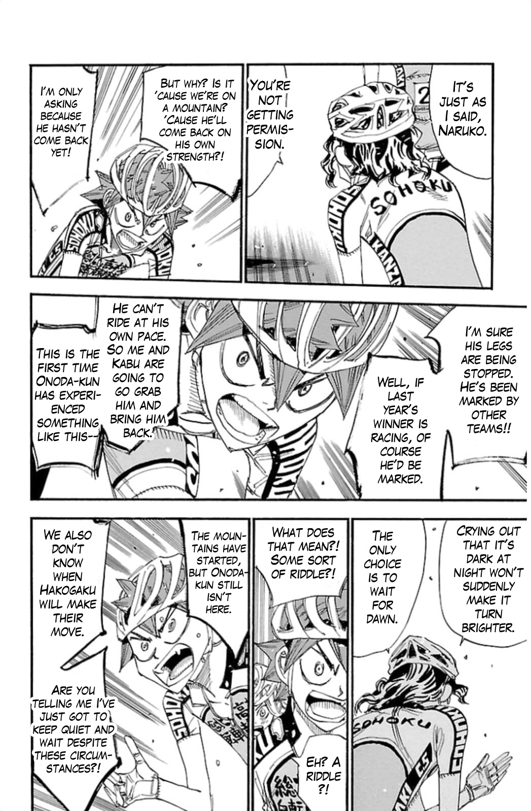 Yowamushi Pedal Chapter 317 page 18 - Chapter 317: Inescapable net