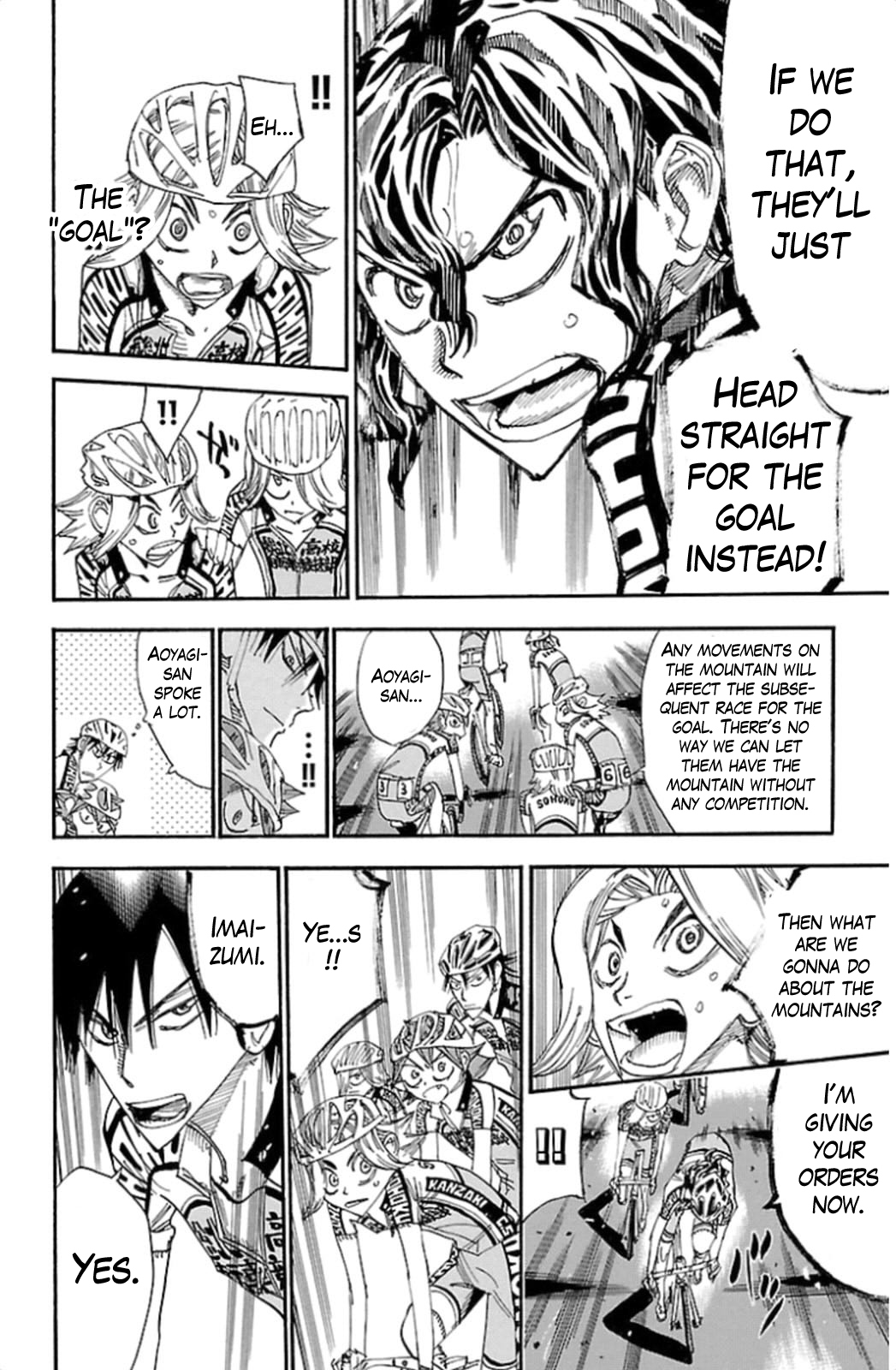 Yowamushi Pedal Chapter 317 page 22 - Chapter 317: Inescapable net