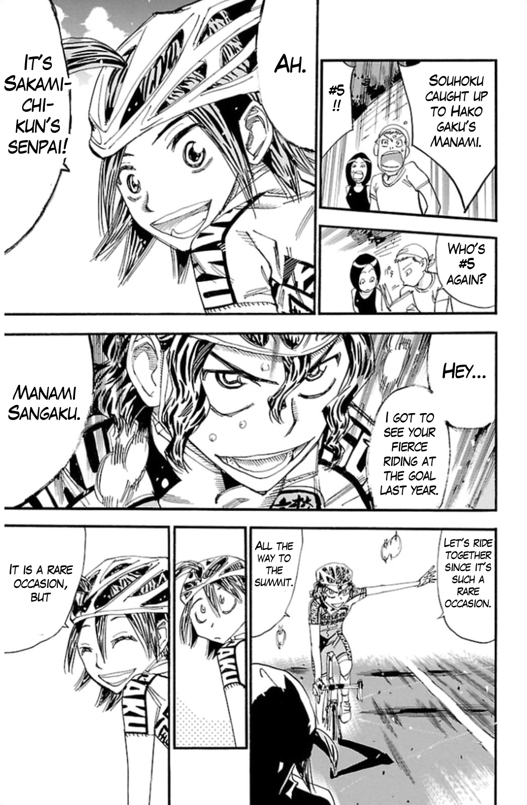 Yowamushi Pedal Chapter 318 page 11 - Chapter 318: Teshima junta!