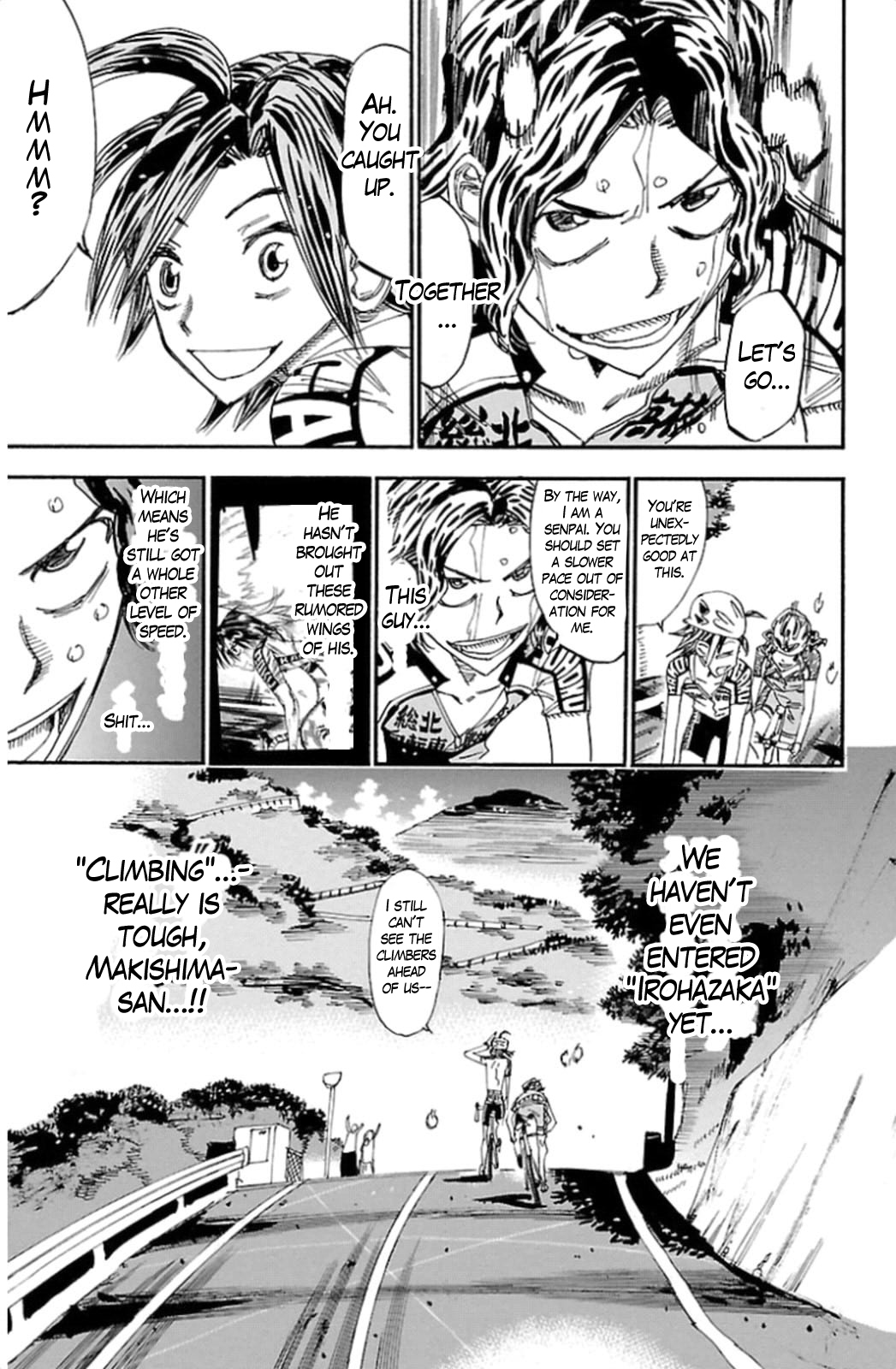 Yowamushi Pedal Chapter 318 page 15 - Chapter 318: Teshima junta!
