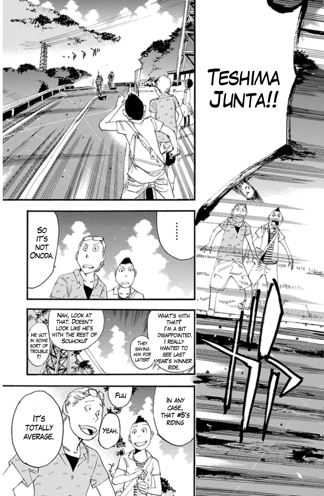 Yowamushi Pedal Chapter 318 page 3 - Chapter 318: Teshima junta!