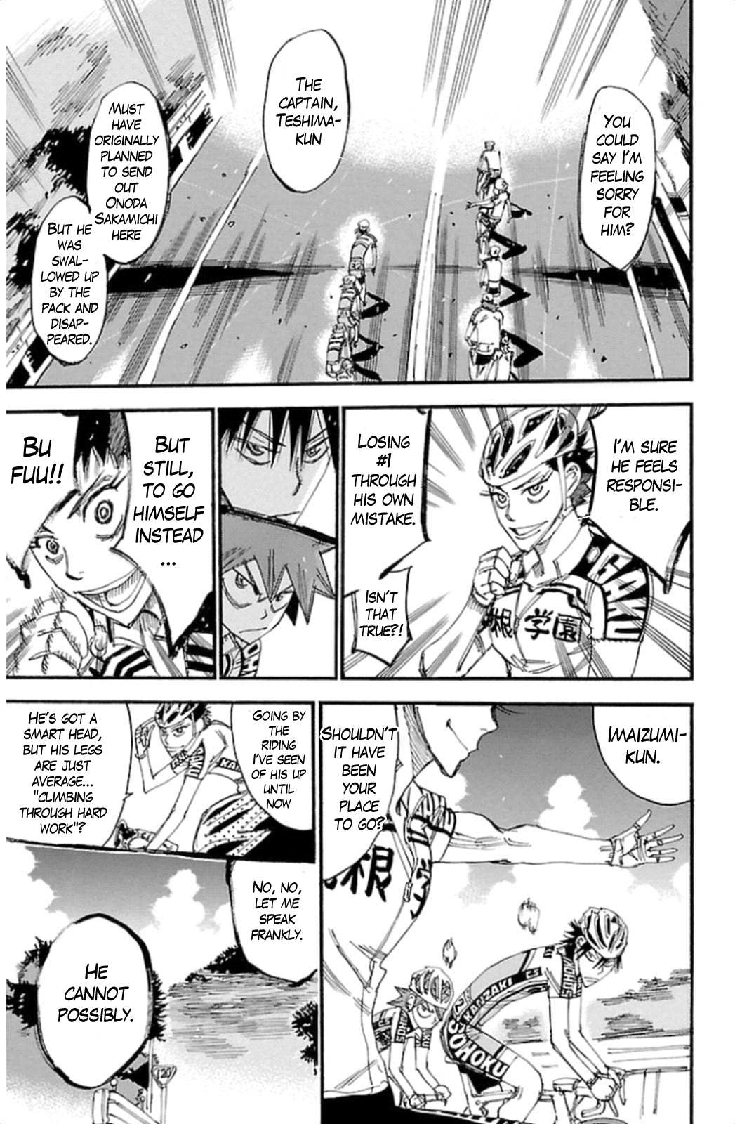 Yowamushi Pedal Chapter 318 page 5 - Chapter 318: Teshima junta!
