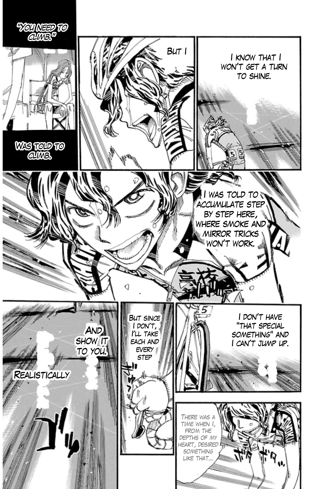 Yowamushi Pedal Chapter 318 page 9 - Chapter 318: Teshima junta!