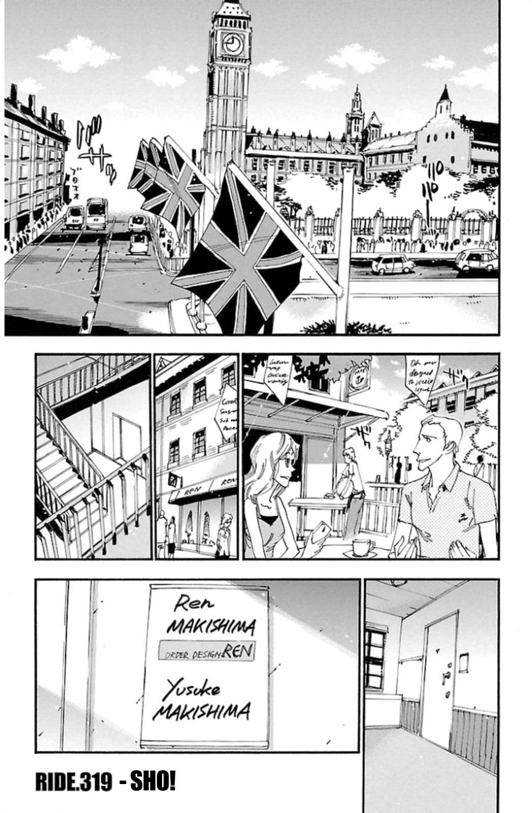 Yowamushi Pedal Chapter 319 page 1 - Chapter 319: Sho!