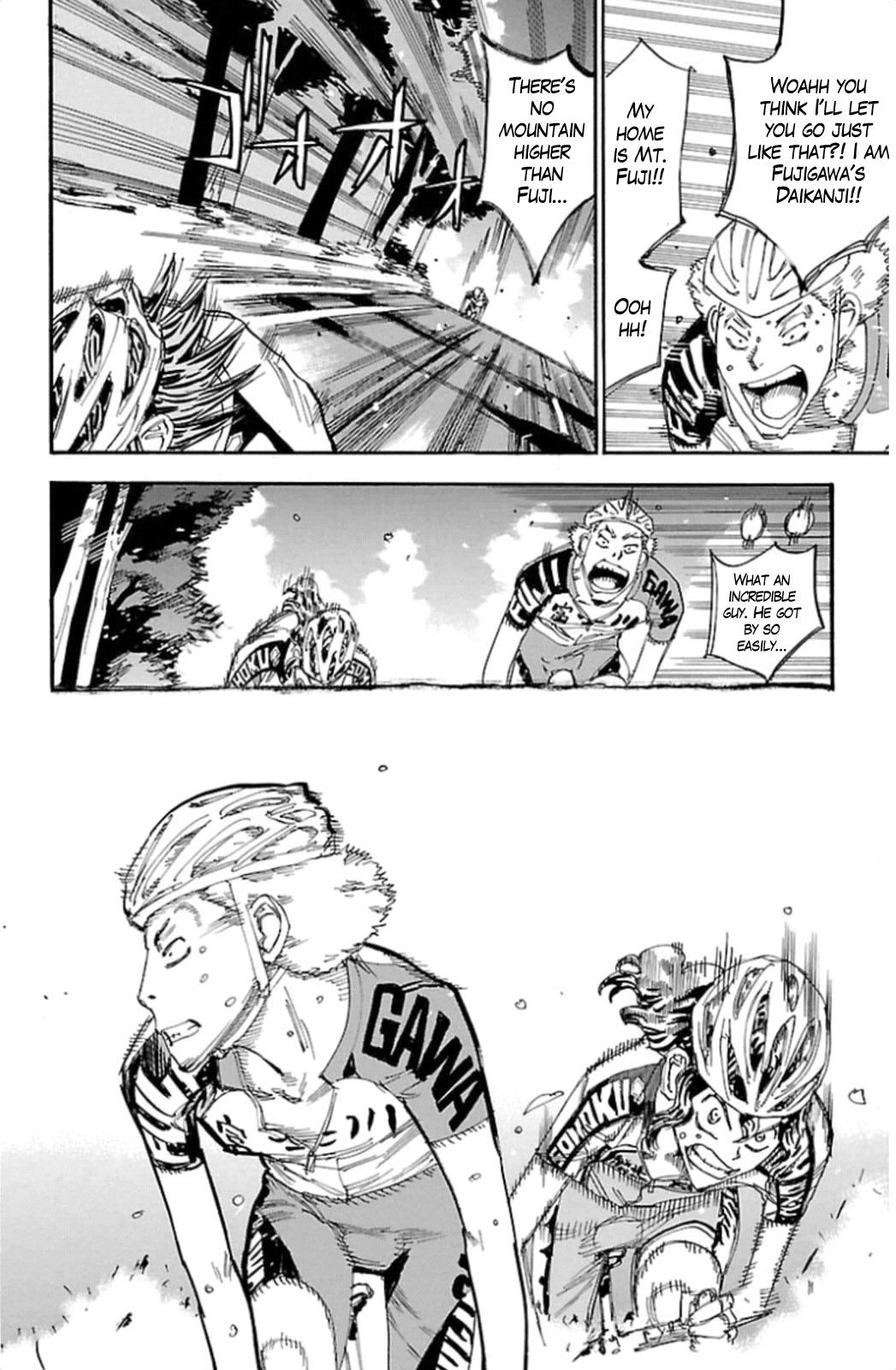 Yowamushi Pedal Chapter 320 page 16 - Chapter 320: Teshima's challenge!!