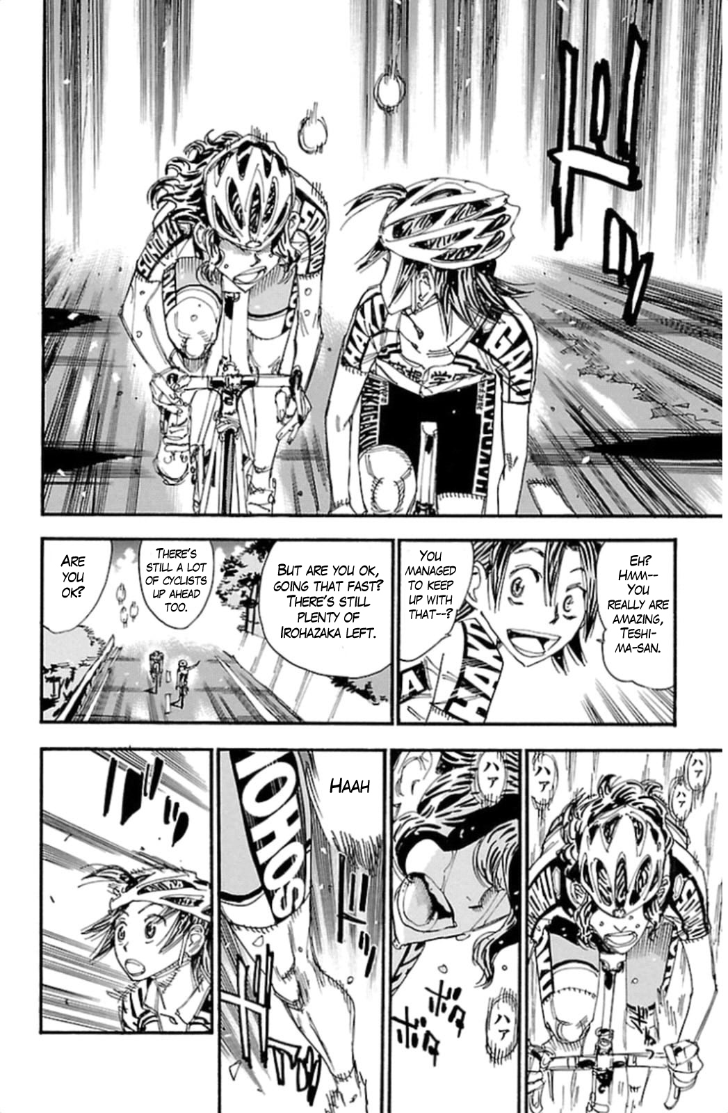 Yowamushi Pedal Chapter 320 page 18 - Chapter 320: Teshima's challenge!!