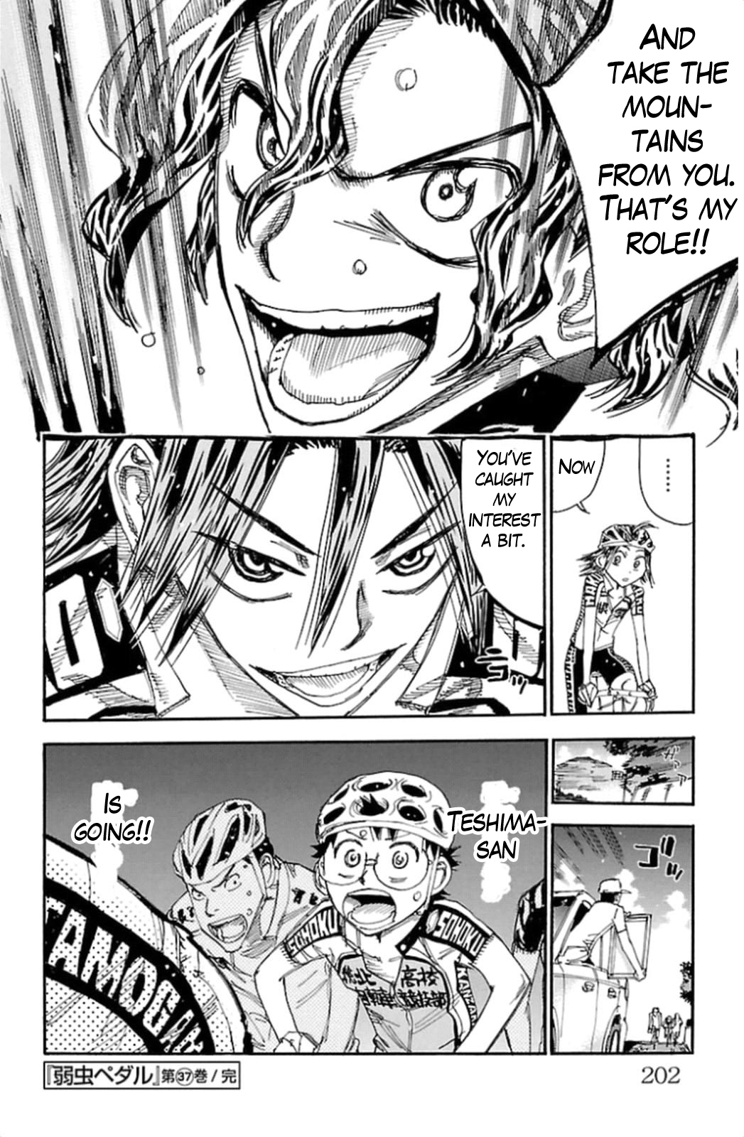 Yowamushi Pedal Chapter 320 page 20 - Chapter 320: Teshima's challenge!!