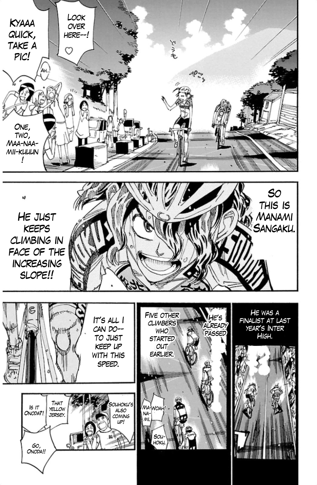Yowamushi Pedal Chapter 320 page 5 - Chapter 320: Teshima's challenge!!
