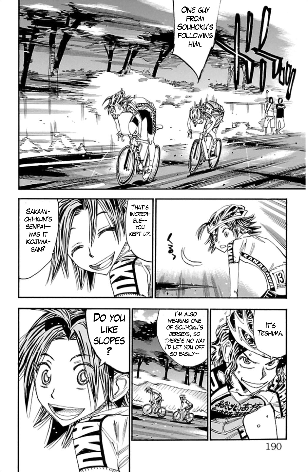 Yowamushi Pedal Chapter 320 page 8 - Chapter 320: Teshima's challenge!!