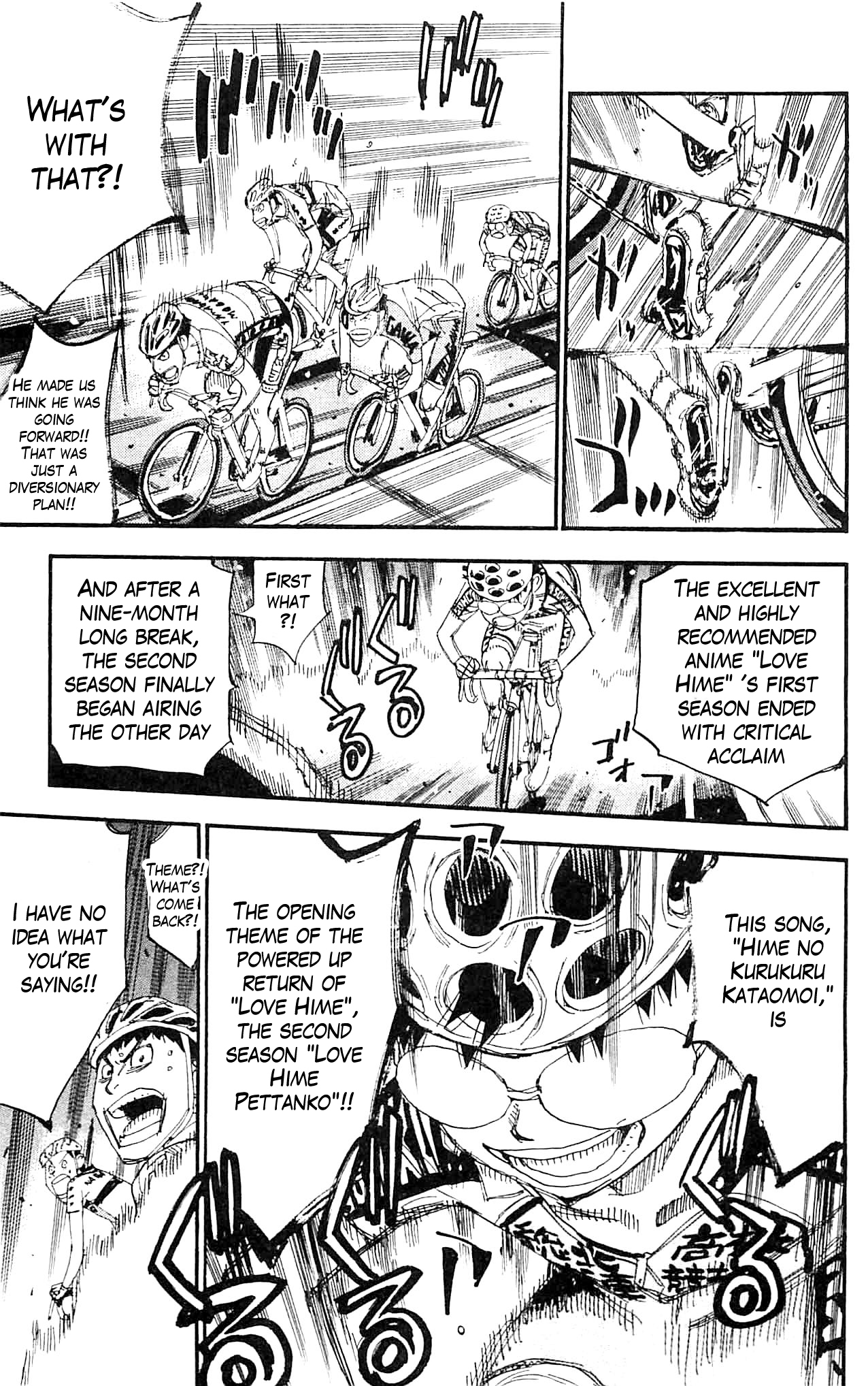 Yowamushi Pedal Chapter 321 page 16 - Chapter 321: Message