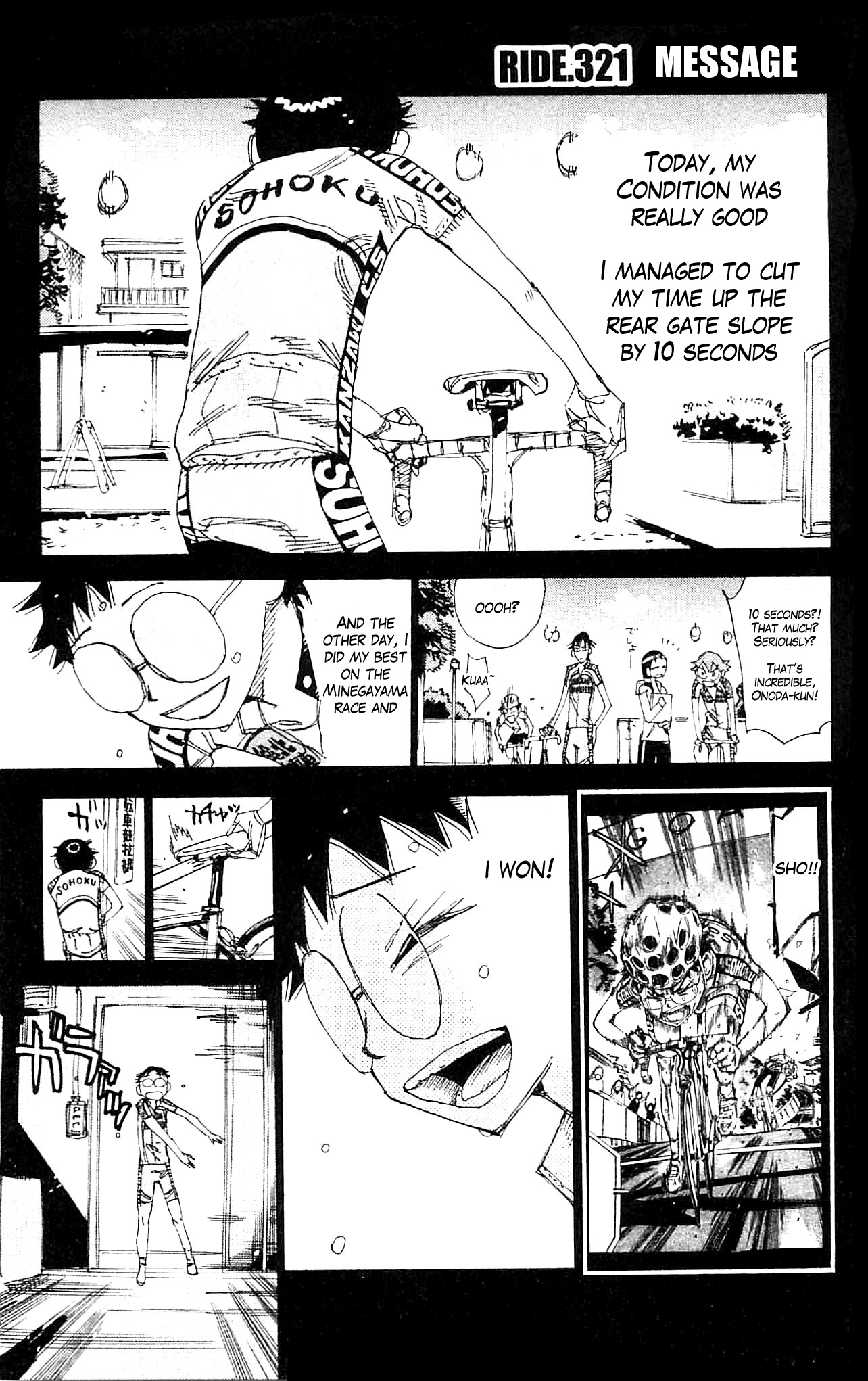 Yowamushi Pedal Chapter 321 page 2 - Chapter 321: Message