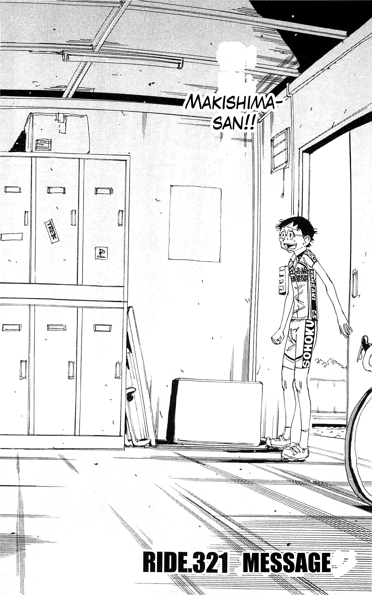Yowamushi Pedal Chapter 321 page 3 - Chapter 321: Message