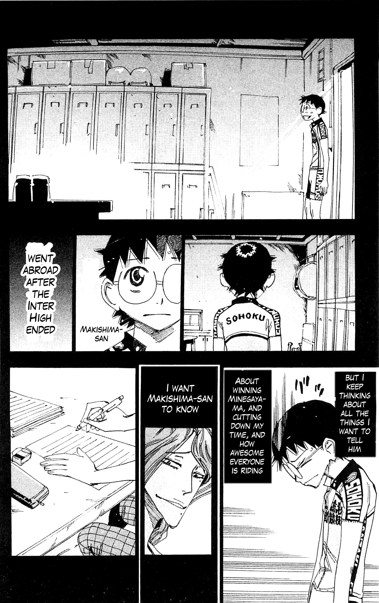 Yowamushi Pedal Chapter 321 page 5 - Chapter 321: Message