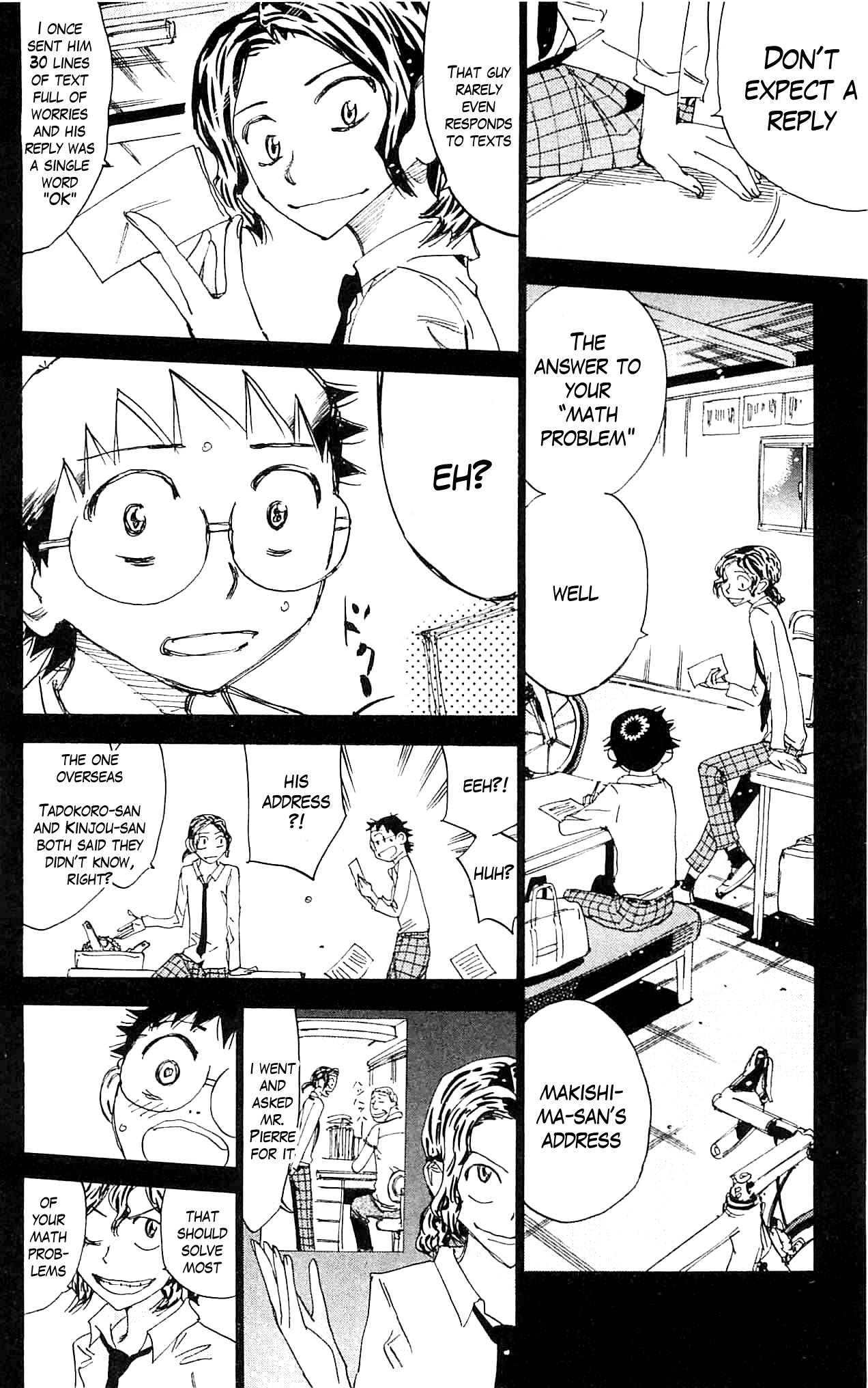 Yowamushi Pedal Chapter 321 page 7 - Chapter 321: Message