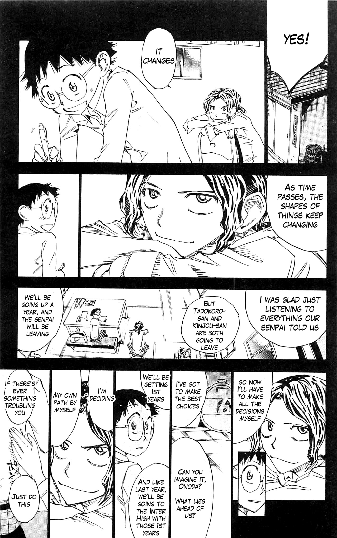Yowamushi Pedal Chapter 321 page 8 - Chapter 321: Message
