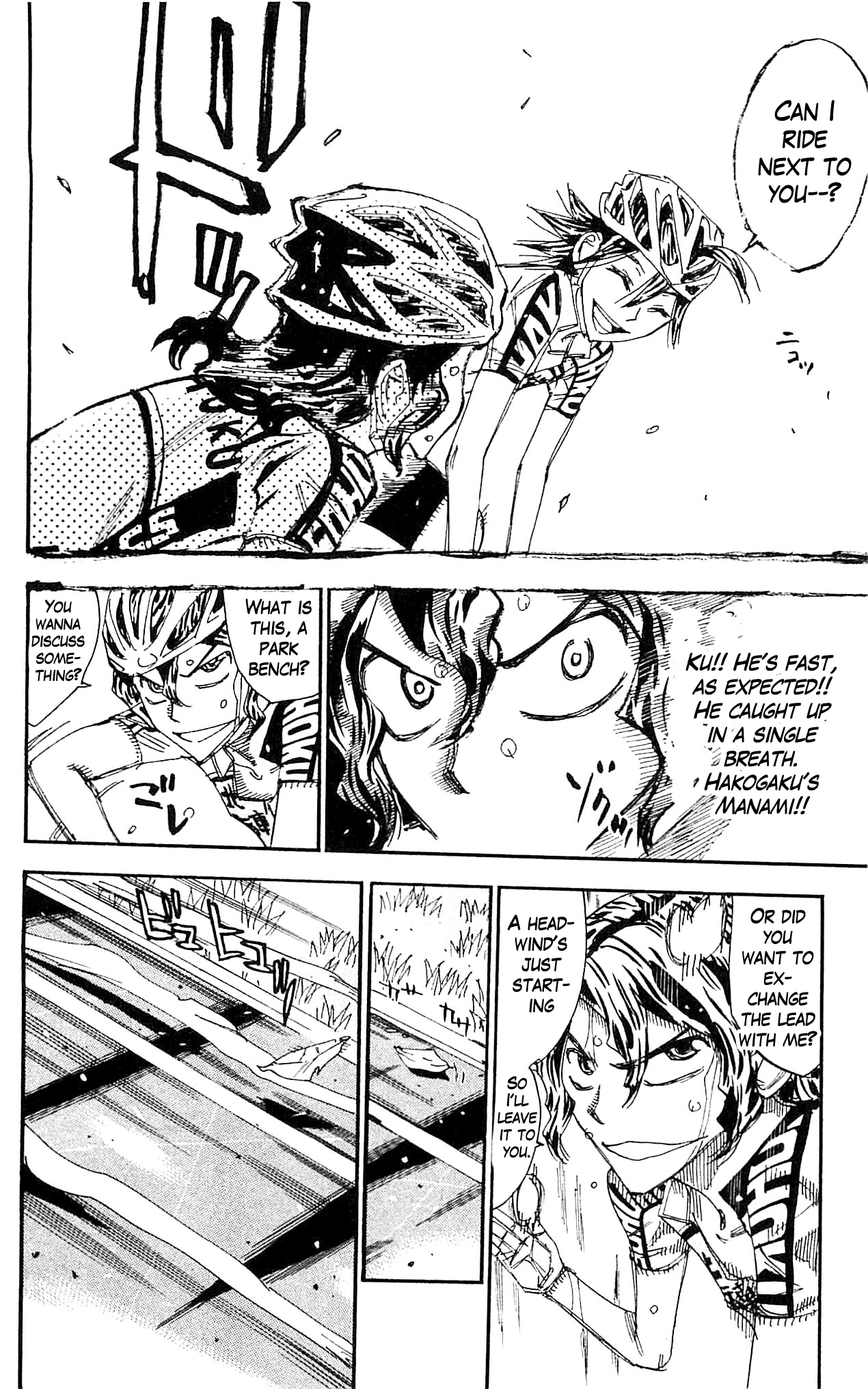 Yowamushi Pedal Chapter 324 page 10 - Chapter 324: Manami's "wings"