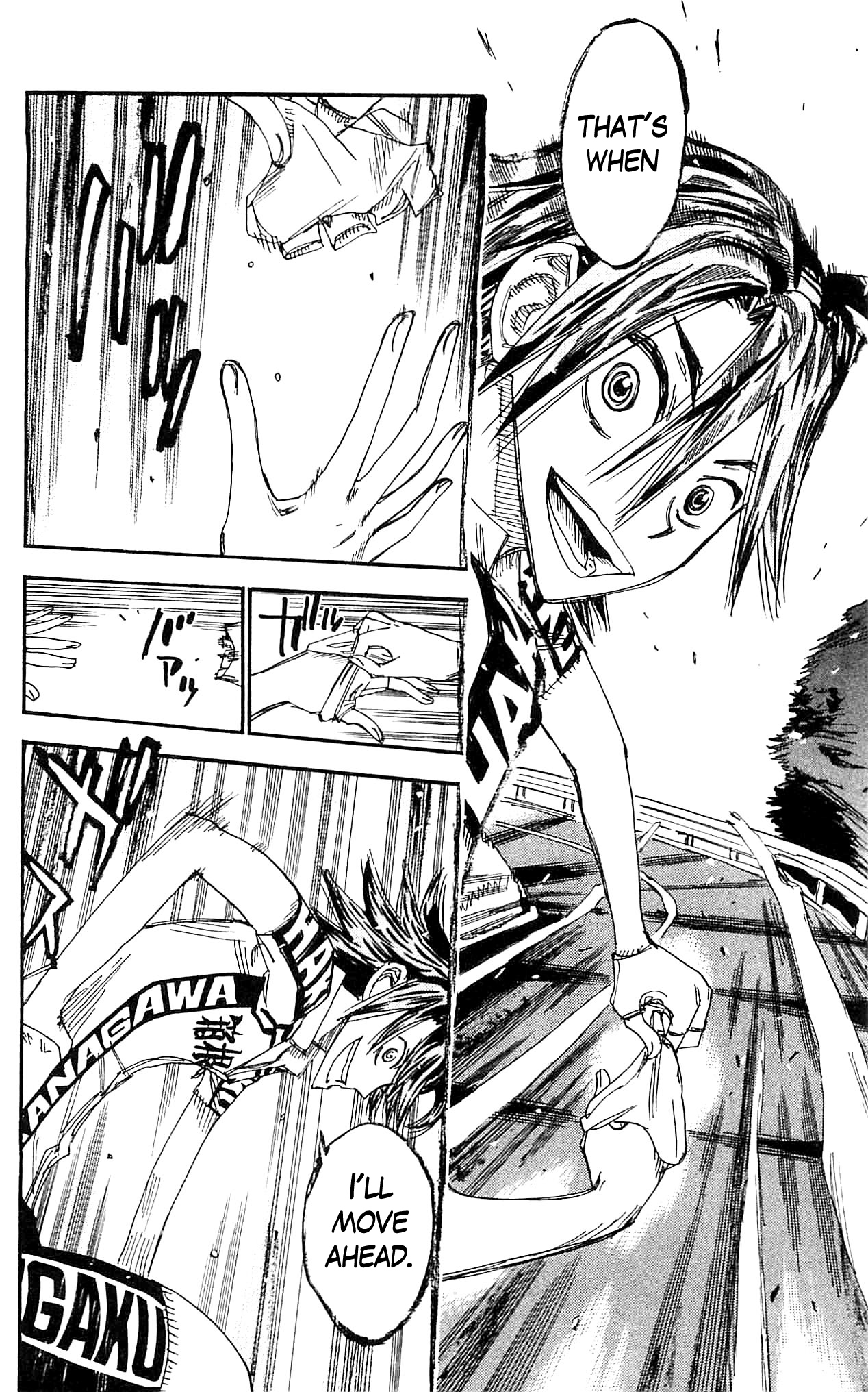 Yowamushi Pedal Chapter 324 page 12 - Chapter 324: Manami's "wings"