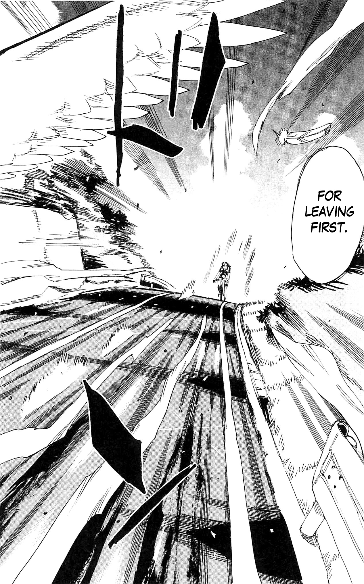 Yowamushi Pedal Chapter 324 page 16 - Chapter 324: Manami's "wings"