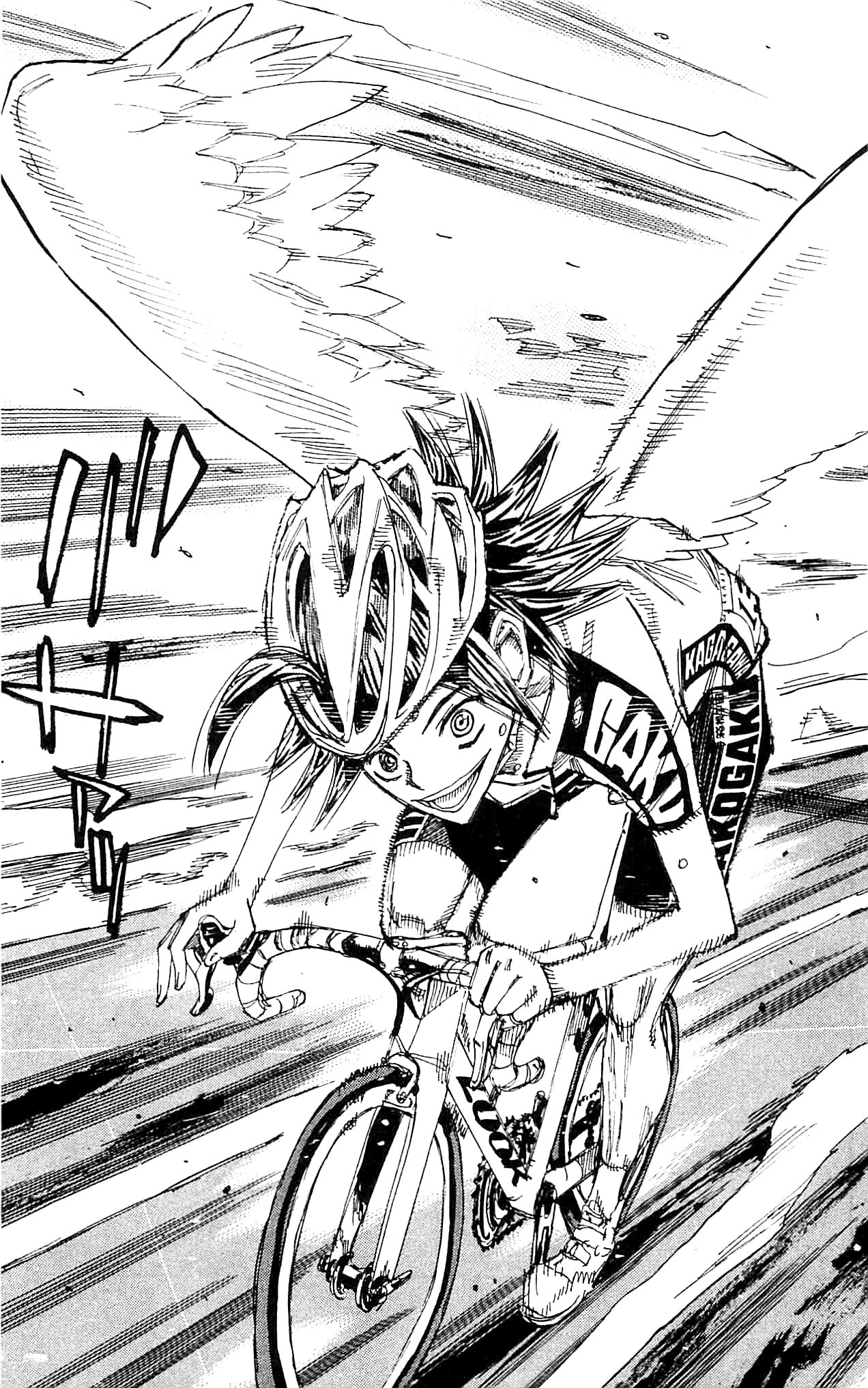 Yowamushi Pedal Chapter 324 page 17 - Chapter 324: Manami's "wings"