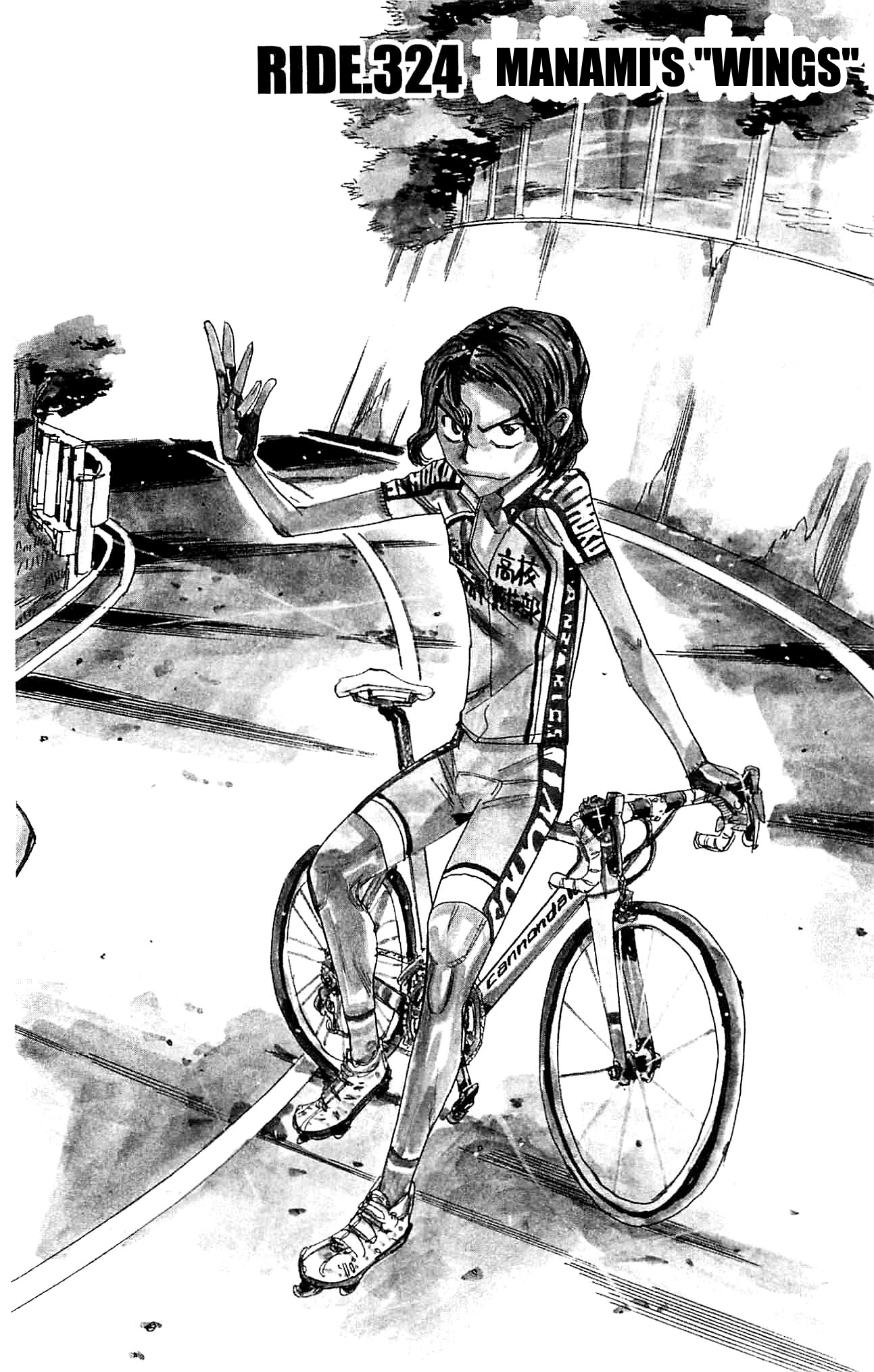 Yowamushi Pedal Chapter 324 page 2 - Chapter 324: Manami's "wings"