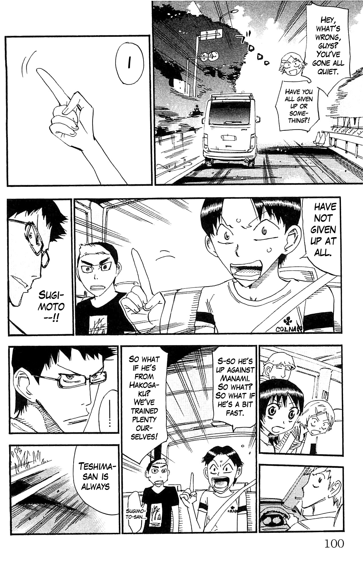 Yowamushi Pedal Chapter 324 page 20 - Chapter 324: Manami's "wings"
