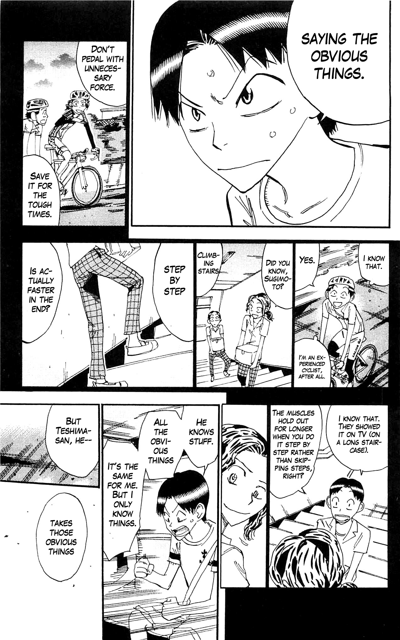 Yowamushi Pedal Chapter 324 page 21 - Chapter 324: Manami's "wings"