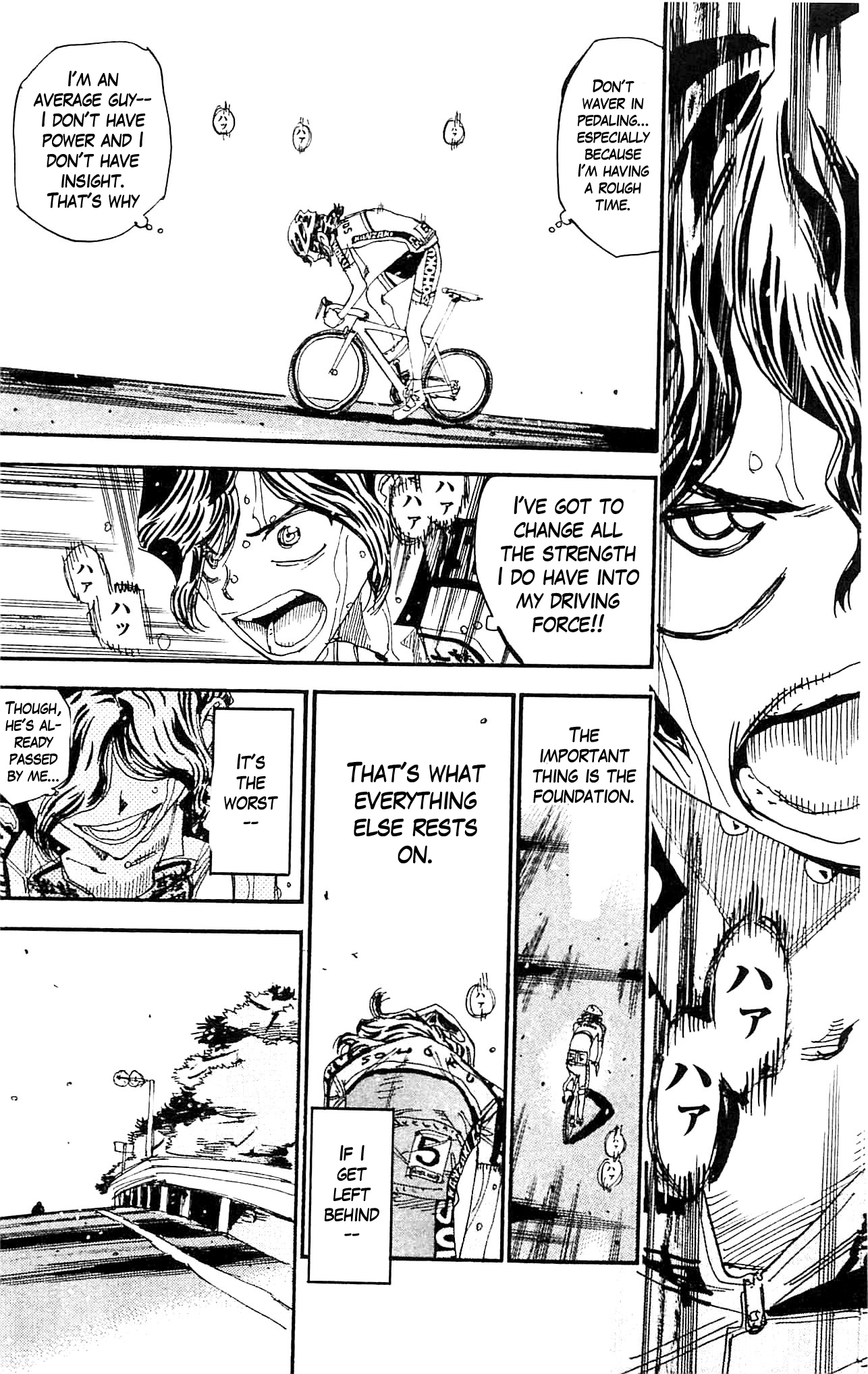 Yowamushi Pedal Chapter 324 page 23 - Chapter 324: Manami's "wings"